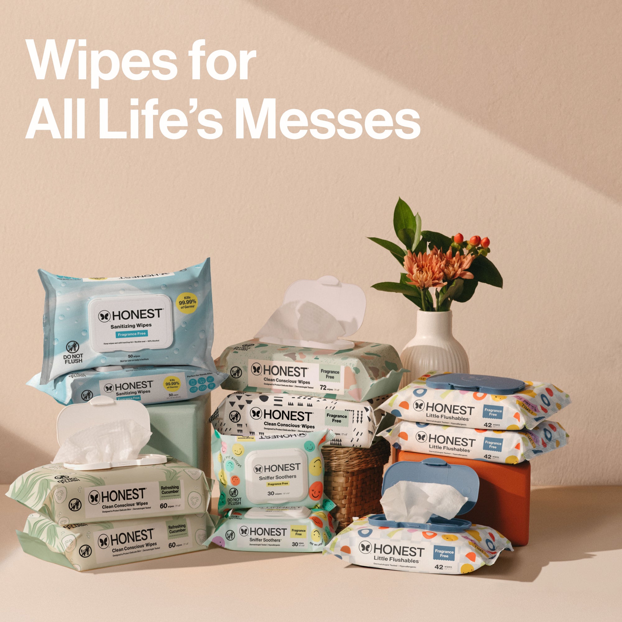 Scented Wipes, Hydrate + Cleanse - Image 9