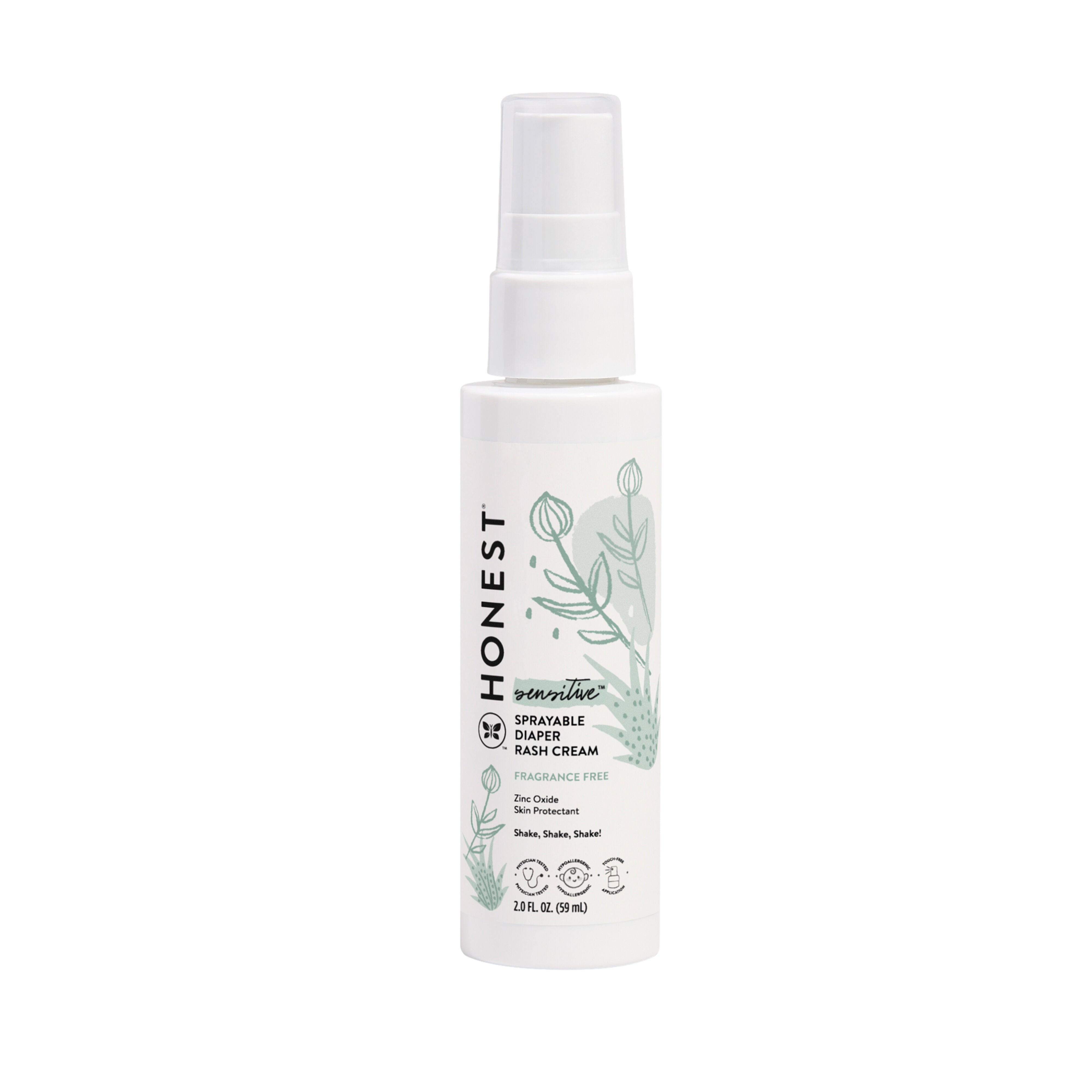 Sprayable Diaper Rash Cream, 2.0 oz