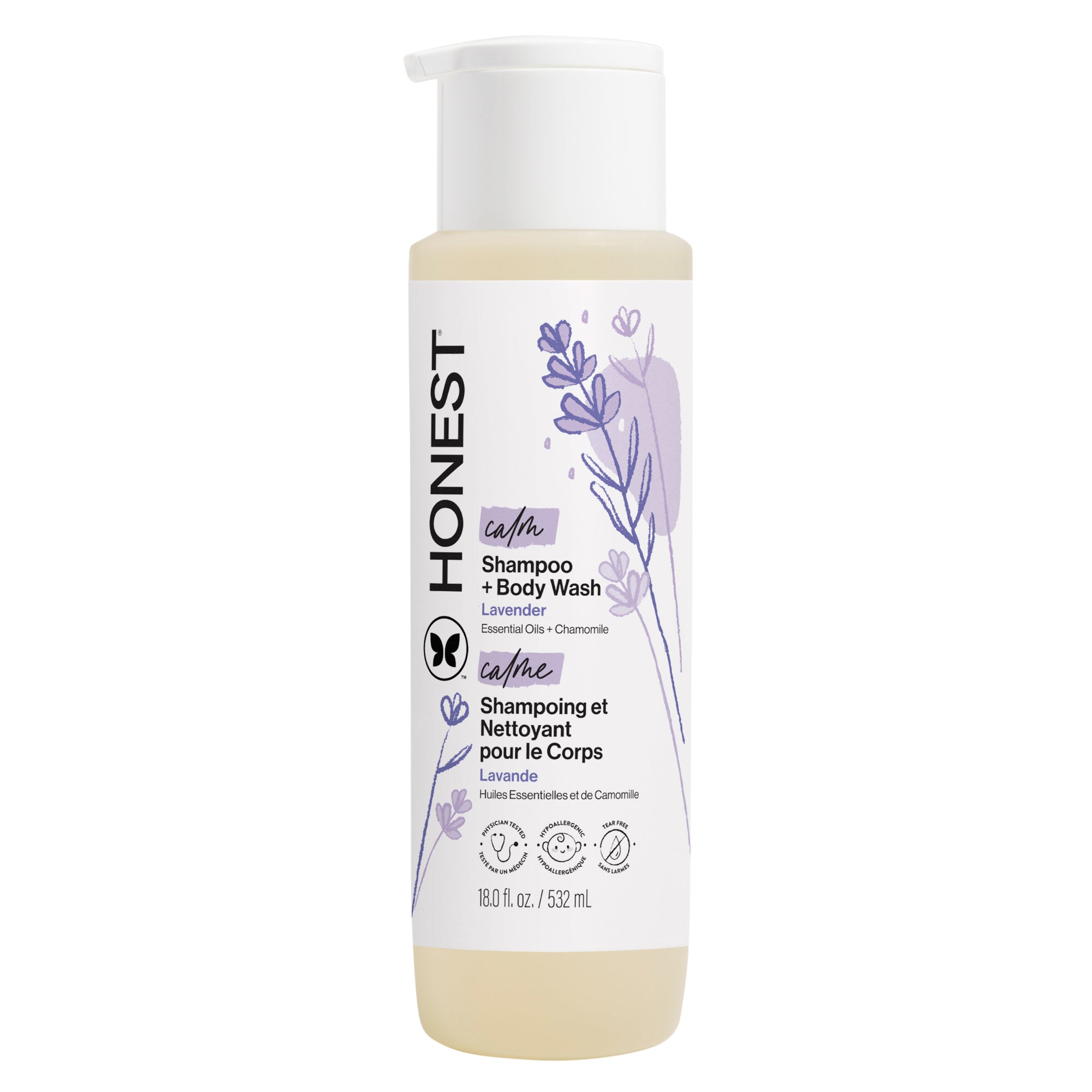 Shampoo + Body Wash, Value Size, Calm
