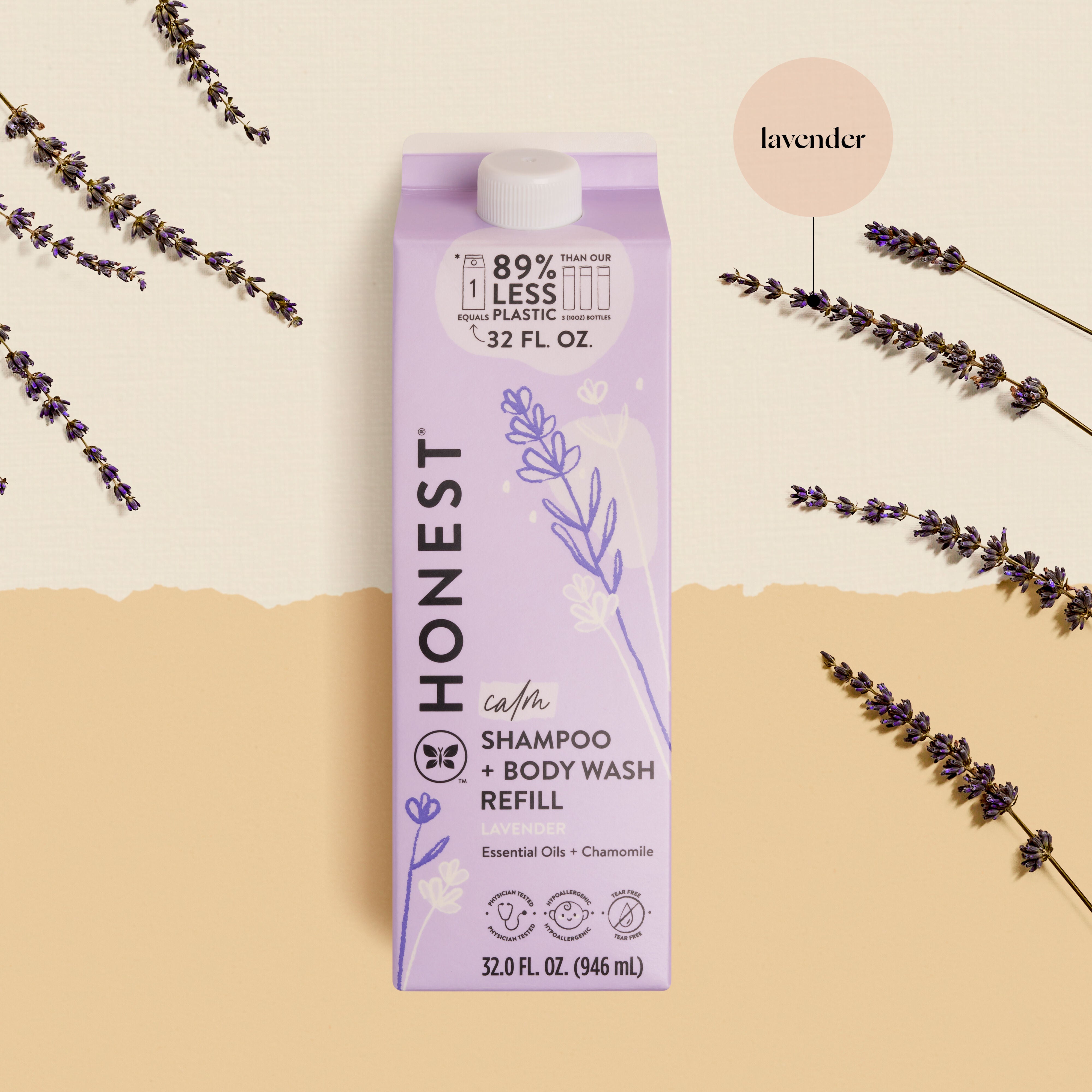 Alternative view of Shampoo Body Wash, Carton Refill, Lavender