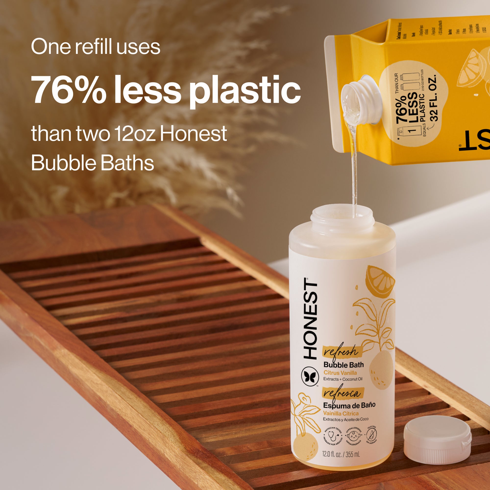 Bubble Bath, Carton Refill, Citrus Vanilla - Image 3