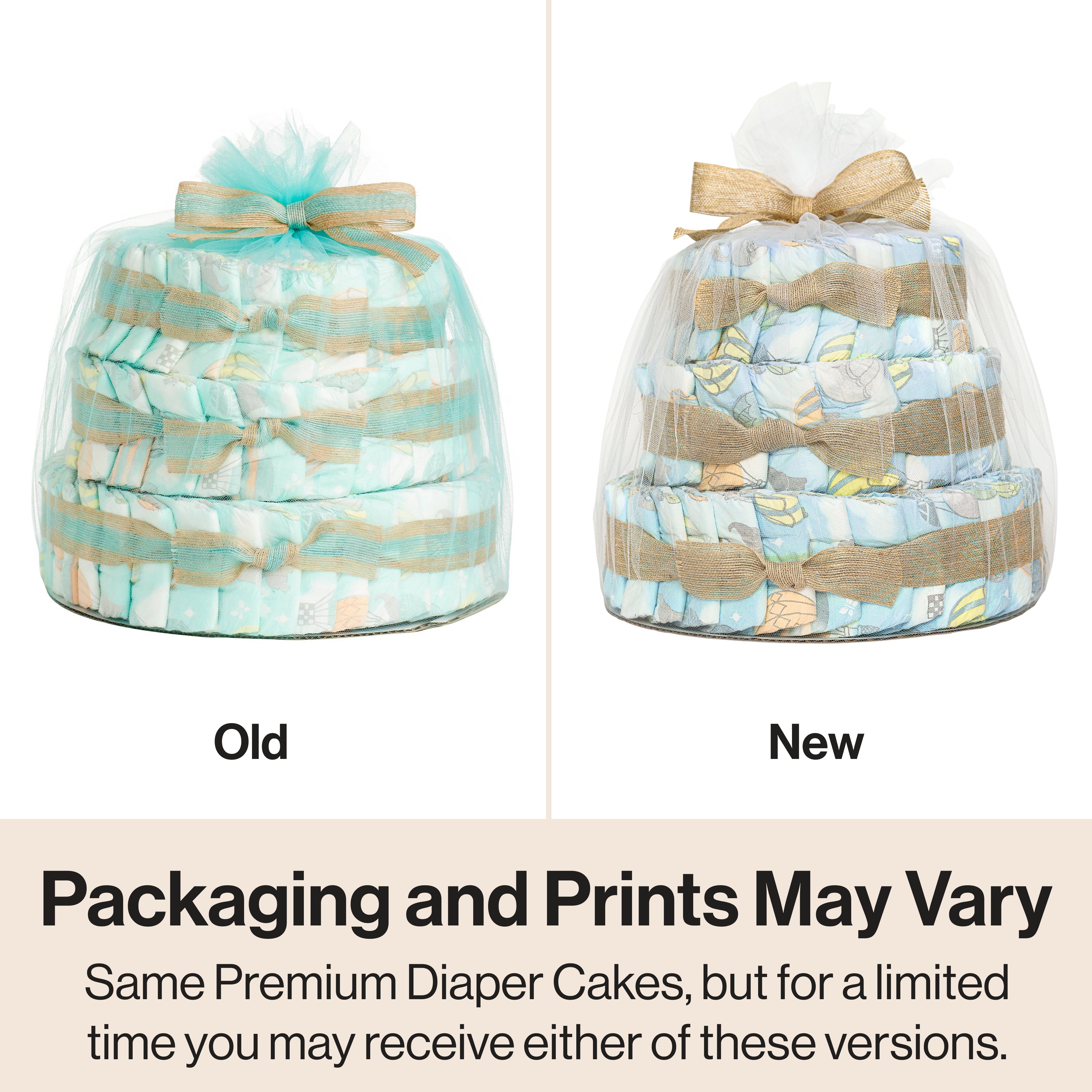 Alternative view of Diaper Cake, Above It All, Deluxe