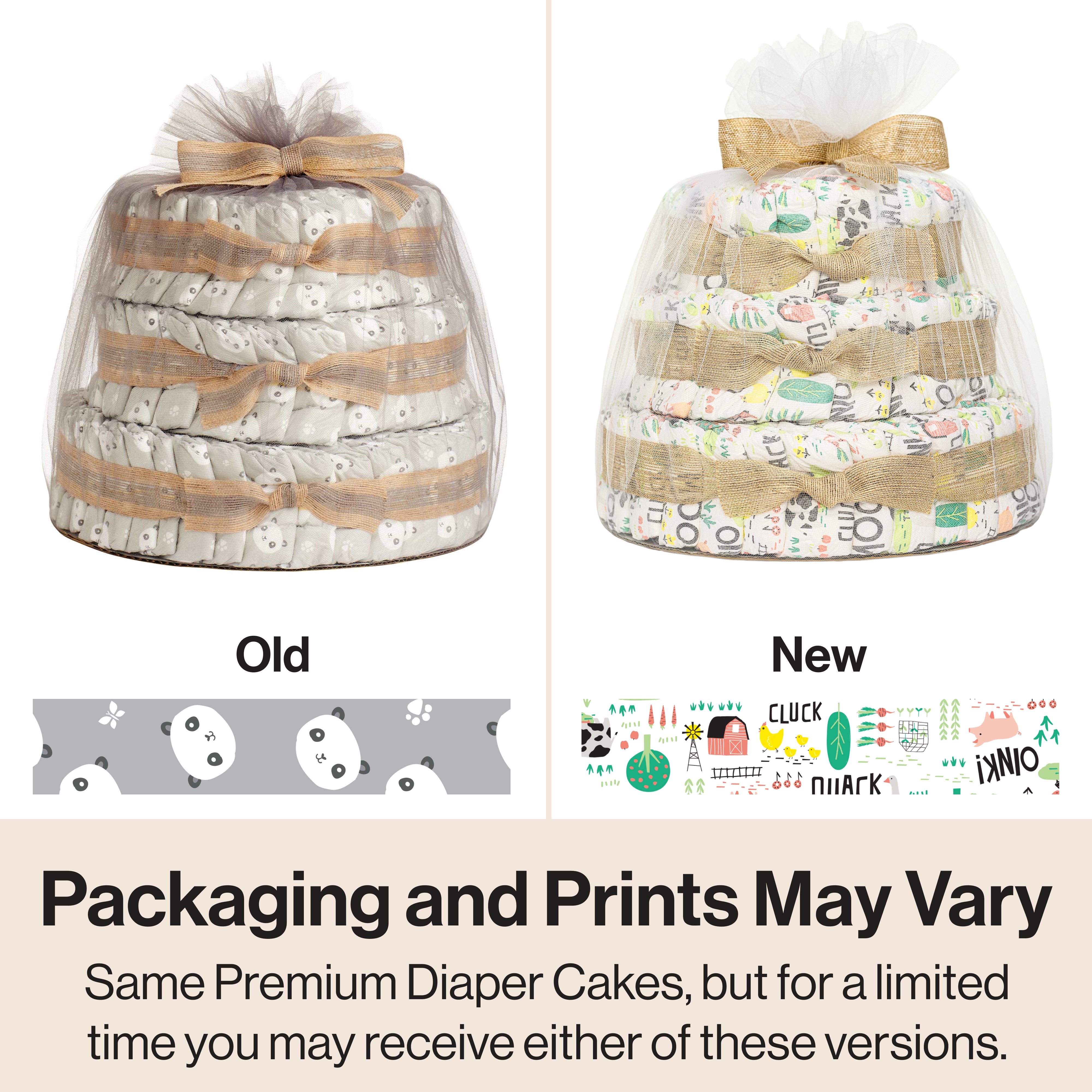 Diaper Cake, Barnyard Babies, Deluxe - Image 3