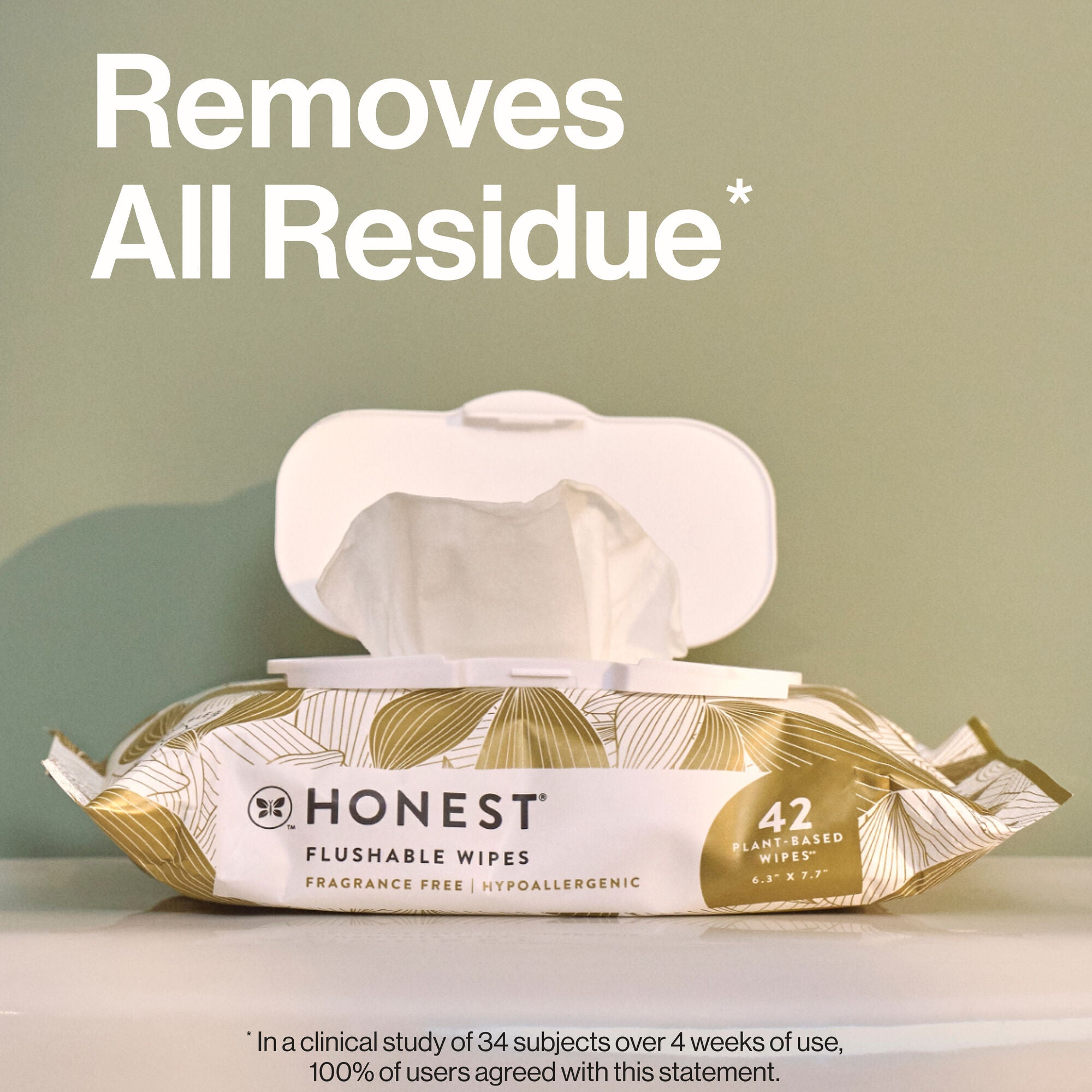 Alternative view of Flushable Wipes, Gilded Wings
