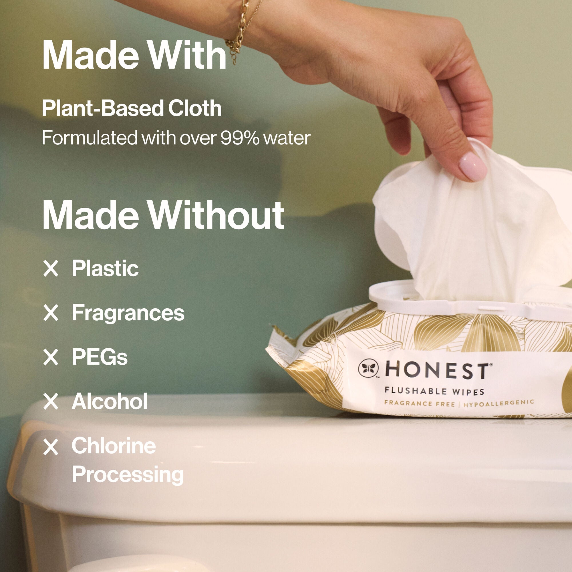 Flushable Wipes, Gilded Wings - Image 6