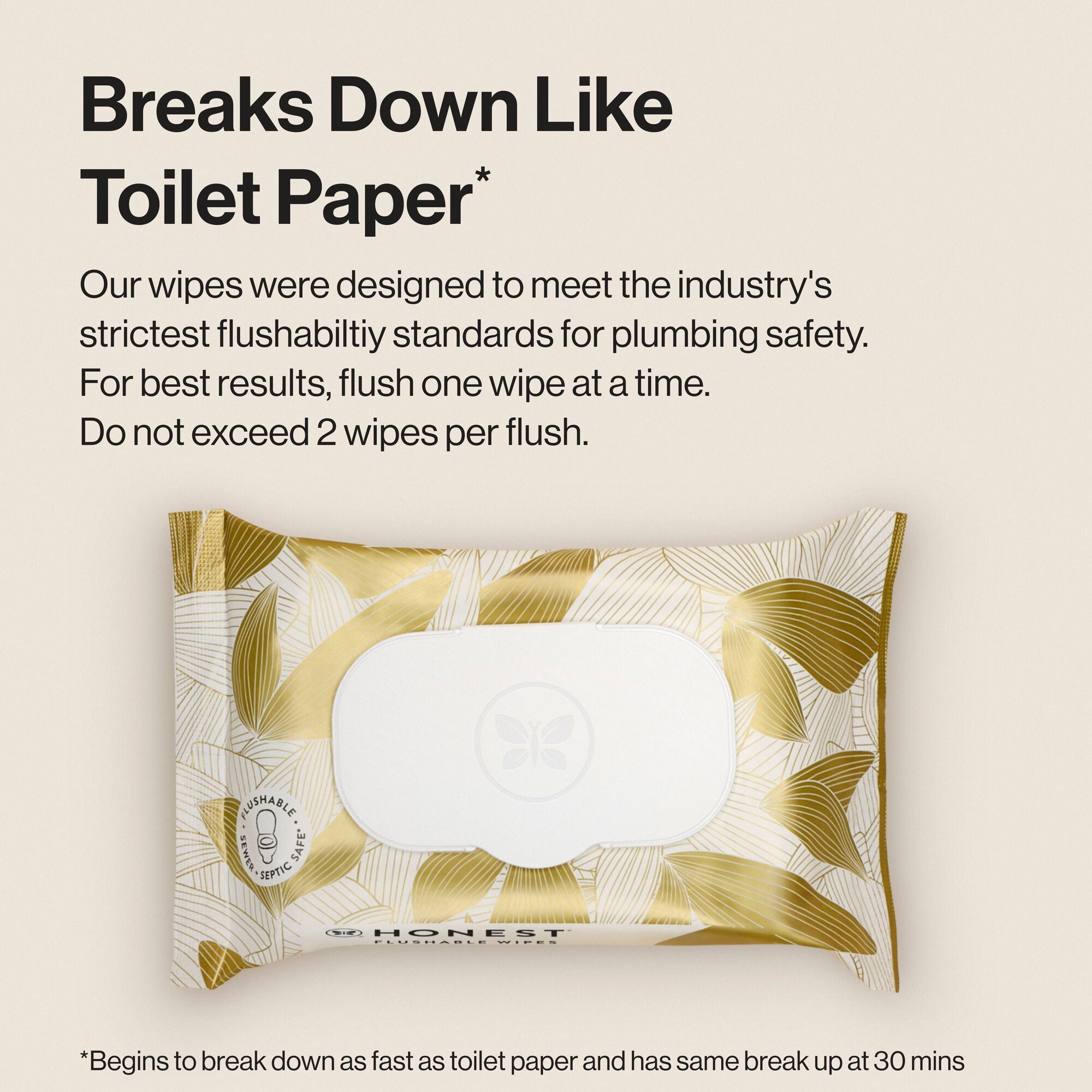 Flushable Wipes, Gilded Wings - Image 8