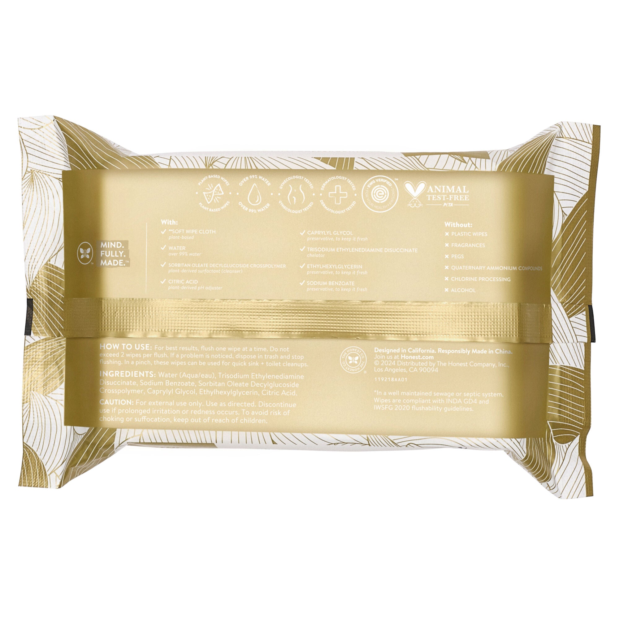 Flushable Wipes, Gilded Wings - Image 9