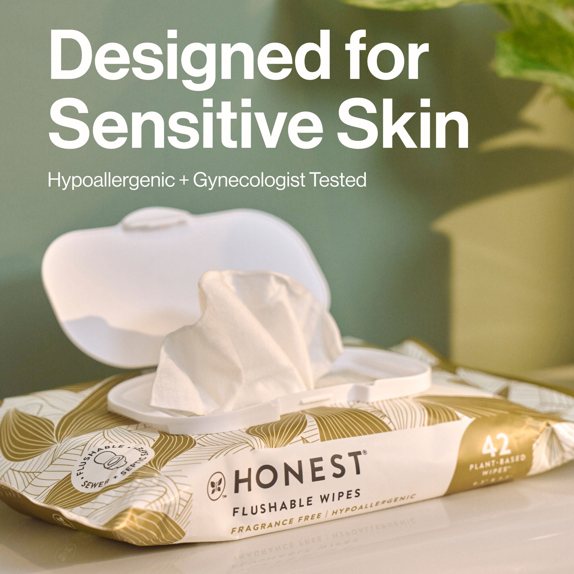 Flushable Wipes, Gilded Wings - Image 4