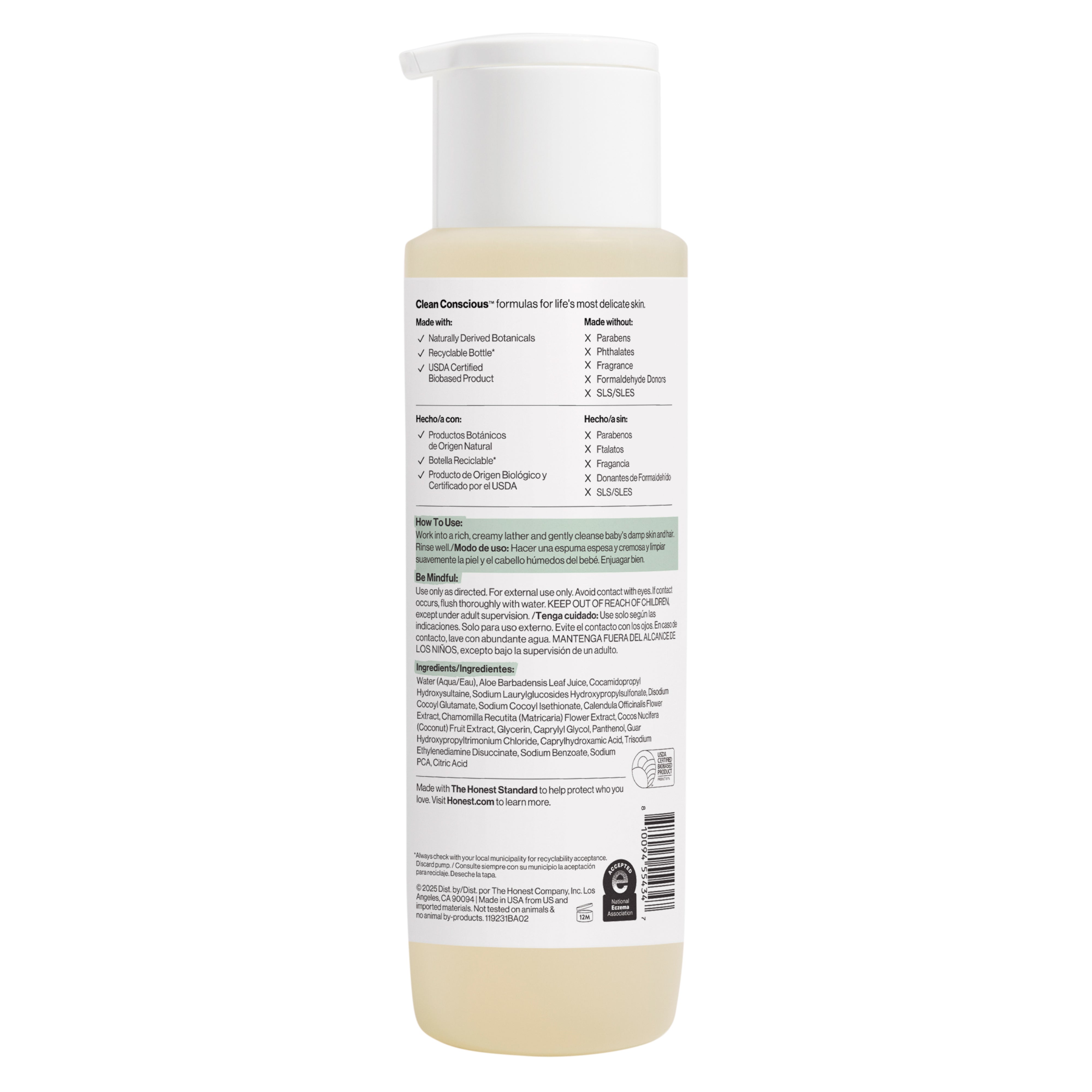 Shampoo + Body Wash, Value Size, Sensitive - Image 5